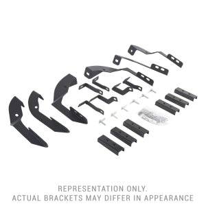 Chevrolet Silverado 2500HD Running Board Mounting Bracket - Go Rhino - V3/RB10 Slim/RB20 Slim - Textured Black - `15-`19 Chevrolet Silverado 2500HD Running Board Mounting Bracket - Go Rhino - V3/RB10 Slim/RB20 Slim - Textured Black - `15-`19